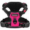 Picture of BARKBAY No Pull Dog Harness 3 Buckles Front Clip Heavy Duty Reflective Easy Control Handle for Large Dog Walking(Pink,L)