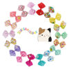 Picture of LUV HER Special Squishy Hair Accessory for Girls! 18pc Hair Bow with Aligator Clips, age 3+