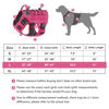 Picture of WINGOIN Pink Harness with Handle Tactical Dog Harness for Large Dogs No Pull Adjustable Reflective K9 Military Dog Vest Harnesses for Labrador Retriever, Siberian Husky, German Shepherd Dog (L)