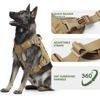 Picture of Tactical Dog Harness Vest with Handle Tactical Dog Harness for Large Dogs No Pull Adjustable Pet Harness Reflective K9 Military Service Dog Harnesses for Walking Hiking Training (L)