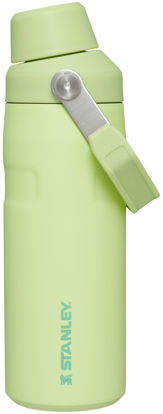 Picture of Stanley IceFlow Fast Flow Water Bottle 16 OZ | Angled Spout Lid | Lightweight & Leakproof for Travel & Gym | Insulated Stainless Steel | BPA-Free | Citron