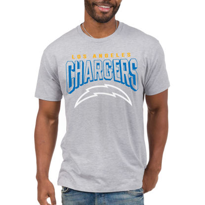 Picture of Junk Food Clothing x NFL - Los Angeles Chargers - Bold Logo - Unisex Adult Short Sleeve Fan T-Shirt for Men and Women - Size X-Large