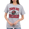 Picture of Junk Food Clothing x NFL - Tampa Bay Buccaneers - Team Helmet - Unisex Adult Short Sleeve Fan T-Shirt for Men and Women - Size X-Large