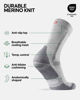 Picture of DANISH ENDURANCE Merino Wool Hiking Socks for Men & Women - Moisture Wicking Hiking Socks Cushioned to Prevent Blisters and Sore Feet - Small, Medium, Large sizes - 3 Pair Pack for Men and Women