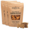 Picture of Portland Pet Food Company Pumpkin Healthy Dog Treats Multipack - Grain-Free, Human-Grade, Pumpkin Dog Treats - All Natural Dog Training Treats & Biscuits Made in the USA Only 3-Pack (5 oz)