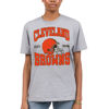 Picture of Junk Food Clothing x NFL - Cleveland Browns - Team Helmet - Unisex Adult Short Sleeve Fan T-Shirt for Men and Women - Size Small