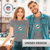 Picture of Team Fan Apparel NFL Adult Gameday T-Shirt - Cotton Blend - Tagless - Semi-Fitted - Unleash Your Team Spirit During Game Day (Miami Dolphins - Gray, Adult X-Large)