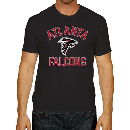 Picture of Team Fan Apparel NFL Adult Gameday T-Shirt - Cotton Blend - Tagless - Semi-Fitted - Unleash Your Team Spirit During Game Day (Atlanta Falcons - Black, Adult XX-Large)