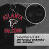 Picture of Team Fan Apparel NFL Adult Gameday T-Shirt - Cotton Blend - Tagless - Semi-Fitted - Unleash Your Team Spirit During Game Day (Atlanta Falcons - Black, Adult XX-Large)