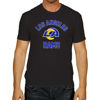 Picture of Team Fan Apparel NFL Adult Gameday T-Shirt - Cotton Blend - Tagless - Semi-Fitted - Unleash Your Team Spirit During Game Day (Los Angeles Rams - Black, Adult XX-Large)