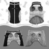 Picture of Lelepet Warm Dog Winter Coat Dog Coat Dog Cold Weather Coats Windproof Reflective Turtleneck Fleece Dog Jacket with Harness Thick Dog Fleece Vest XS Dog Coat Dog Coats for Small Medium Large Dogs