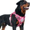 Picture of Auroth Tactical Dog Harness for Small Medium Large Dogs No Pull Adjustable Pet Harness Reflective K9 Working Training Easy Control Pet Vest Military Service Dog Harnesses Extra Large, Pink Camo