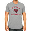 Picture of Team Fan Apparel NFL Adult Gameday T-Shirt - Cotton Blend - Tagless - Semi-Fitted - Unleash Your Team Spirit During Game Day (Tampa Bay Buccaneers - Gray, Adult Small)