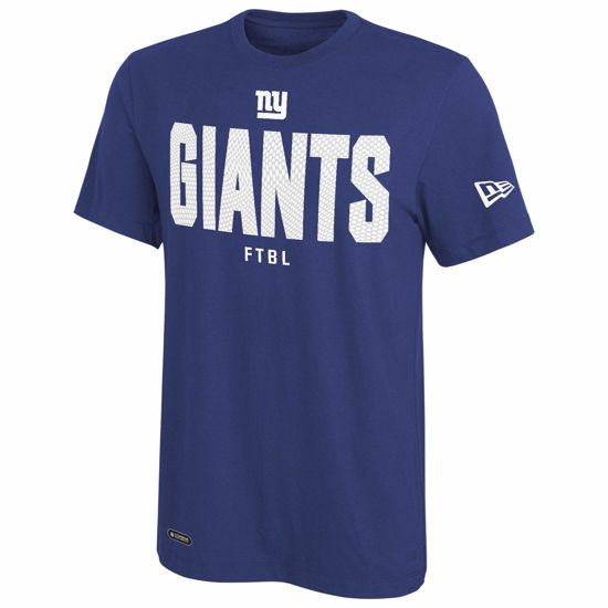 Picture of NFL Football Men's Grids Primary Team Color Short Sleeve T-Shirt, New York Giants, X-Large