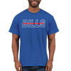 Picture of Junk Food Clothing x NFL - Buffalo Bills - Championship Drive - Unisex Adult Short Sleeve Fan T-Shirt for Men and Women - Size Medium