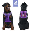 Picture of Auroth Tactical Dog Harness for Large Dogs No Pull Adjustable Pet Harness Reflective K9 Working Training Easy Control Pet Vest Military Service Dog Harnesses Purple XL