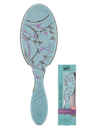 Picture of Wet Brush-Pro EasyGrip Pro Detangler Hair Brush, Limited Edition CL - Teal/Multi, 1 Count (Pack of 1)