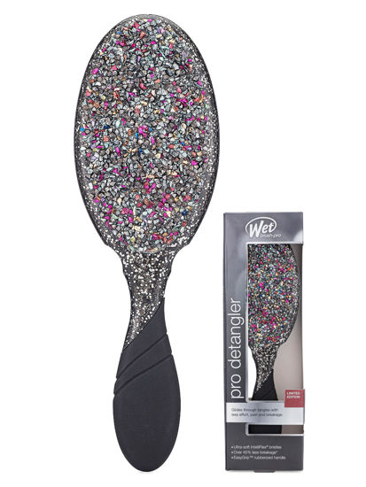 Picture of Wet Brush-Pro EasyGrip Pro Detangler Hair Brush, Limited Edition CRJ - Black/Multi