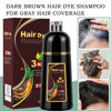 Picture of MEIDU Coffee Hair Dye Shampoo for Women - Instant Hair Color for Gray Hair - 100% Gray Coverage - Herbal Ingredients - 3 in 1 C-4 Coffee Hair Dye Shampoo - 500ml