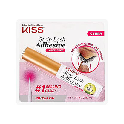 Picture of KISS Strip Eyelash Adhesive, Clear 0.176 Oz KPLGL01, 1 Count, Limited Edition