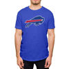 Picture of Hybrid Sports NFL - Buffalo Bills - Distressed Team Logo - Men's and Women's Short Sleeve T-Shirt - Size Small