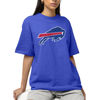 Picture of Hybrid Sports NFL - Buffalo Bills - Distressed Team Logo - Men's and Women's Short Sleeve T-Shirt - Size Small