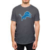 Picture of Hybrid Sports NFL - Detroit Lions - Distressed Team Logo - Men's and Women's Short Sleeve T-Shirt - Size Large