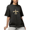 Picture of Hybrid Sports NFL - New Orleans Saints - Distressed Team Logo - Men's and Women's Short Sleeve T-Shirt - Size 2 X-Large