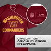 Picture of Team Fan Apparel NFL Adult Gameday T-Shirt - Cotton Blend - Tagless - Semi-Fitted - Unleash Your Team Spirit During Game Day (Washington Commanders - Maroon, Adult X-Large)