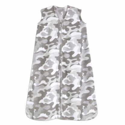 Picture of HALO Sleepsack Micro-Fleece Wearable Blanket for Baby Boys, TOG 1.0, Sand + Stone Camouflage, Grey Camo, Small