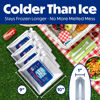 Picture of Cooler Shock Ice Packs for Cooler - Long Lasting Reusable Freezer Packs for Coolers - Cooler Ice Packs for Camping Gear, Fishing, Road Trips, Beach Must Haves, Medium