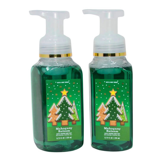 Picture of Bath & Body Works Foaming Hand Soap, Set of 2, 8.75oz Each (Mahogany Balsam)