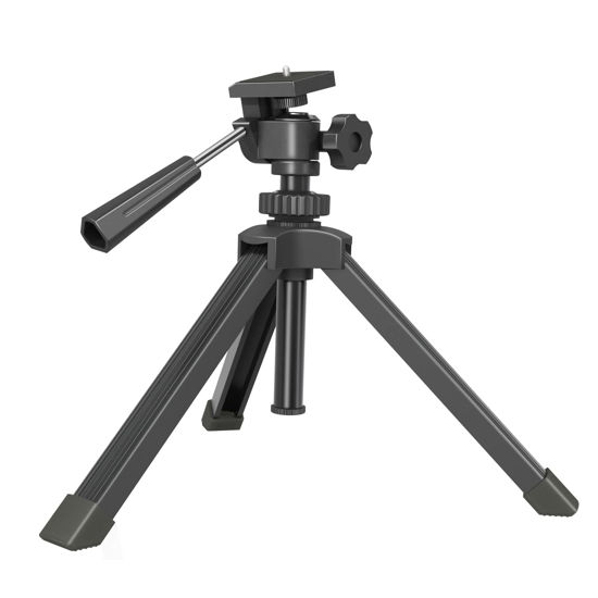 Picture of Compact Tabletop Tripod for Spotting Scope Monocular Camera Projector, Adjustable Tripod Stand with 1/4-20 Threads