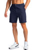 Picture of Pinkbomb Men's Golf Shorts with 6 Pockets Stretch Quick Dry Hiking Work Dress Shorts for Men (Navy, 4X-Large)