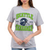 Picture of Junk Food Clothing x NFL - Seattle Seahawks - Team Helmet - Unisex Adult Short Sleeve Fan T-Shirt for Men and Women - Size Large