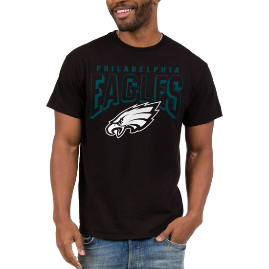 Picture of Junk Food Clothing x NFL - Philadelphia Eagles - Bold Logo - Unisex Adult Short Sleeve Fan T-Shirt for Men and Women - Size Large