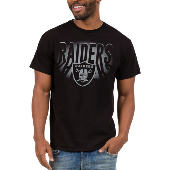 Picture of Junk Food Clothing x NFL - Las Vegas Raiders - Team Spotlight - Unisex Adult Short Sleeve Fan T-Shirt for Men and Women - Size Large