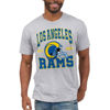 Picture of Junk Food Clothing x NFL - Los Angeles Rams - Team Helmet - Unisex Adult Short Sleeve Fan T-Shirt for Men and Women - Size 3X-Large