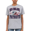 Picture of Junk Food Standard Classic Crew Neck, Authentic Details, Unisex Fit, New England Patriots-Heather Grey 3X-Large