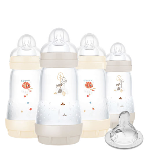 Picture of 9 oz. Easy Start Matte Deco, 2+ Months, Unisex, 4 Pack (with Bonus Fast Nipple)