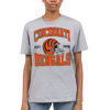 Picture of Junk Food Clothing x NFL - Cincinnati Bengals - Team Helmet - Unisex Adult Short Sleeve Fan T-Shirt for Men and Women - Size Small