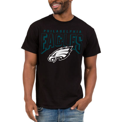 Picture of Junk Food Clothing x NFL - Philadelphia Eagles - Bold Logo - Unisex Adult Short Sleeve Fan T-Shirt for Men and Women - Size 3X-Large