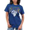 Picture of Junk Food Clothing x NFL - Los Angeles Rams - Bold Logo - Unisex Adult Short Sleeve Fan T-Shirt for Men and Women - Size XX-Large