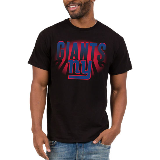 Picture of Junk Food Clothing x NFL - New York Giants - Team Spotlight - Unisex Adult Short Sleeve Fan T-Shirt for Men and Women - Size Large