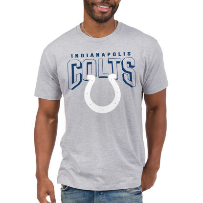 Picture of Junk Food Clothing x NFL - Indianapolis Colts - Bold Logo - Unisex Adult Short Sleeve Fan T-Shirt for Men and Women - Size Medium