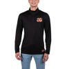 Picture of Ultra Game NFL Men's Super Soft Quarter Zip Long Sleeve T-Shirt, Cincinnati Bengals, Team Color, Large