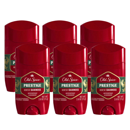 Picture of Old Spice Antiperspirant Deodorant for Men, Prestige, 48 Hr Odor Protection, 2.6 oz (Pack of 6)