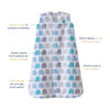 Picture of HALO SleepSack, Micro-Fleece Wearable Blanket, Swaddle Transition Sleeping Bag, TOG 1.0, Elephant Texture, Medium, 6-12 Months