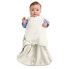 Picture of HALO Micro-Fleece Sleepsack Swaddle, 3-Way Adjustable Wearable Blanket, TOG 3.0, Cream, Newborn, 0-3 Months