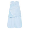 Picture of HALO Micro-Fleece Sleepsack Swaddle, 3-Way Adjustable Wearable Blanket, TOG 3.0, Baby Blue, Small, 3-6 Months